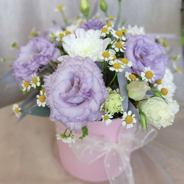 Композиция в коробке «Милота» в Партените